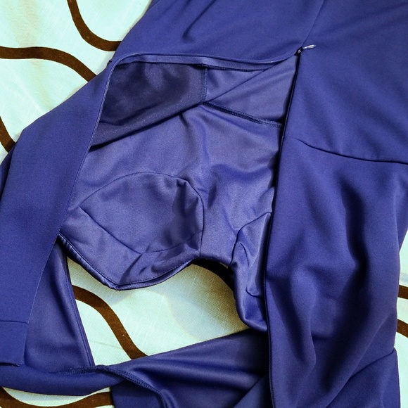 Royal Blue Bodycon Long Sleeved Dress NWT S M L - Picture 4 of 6